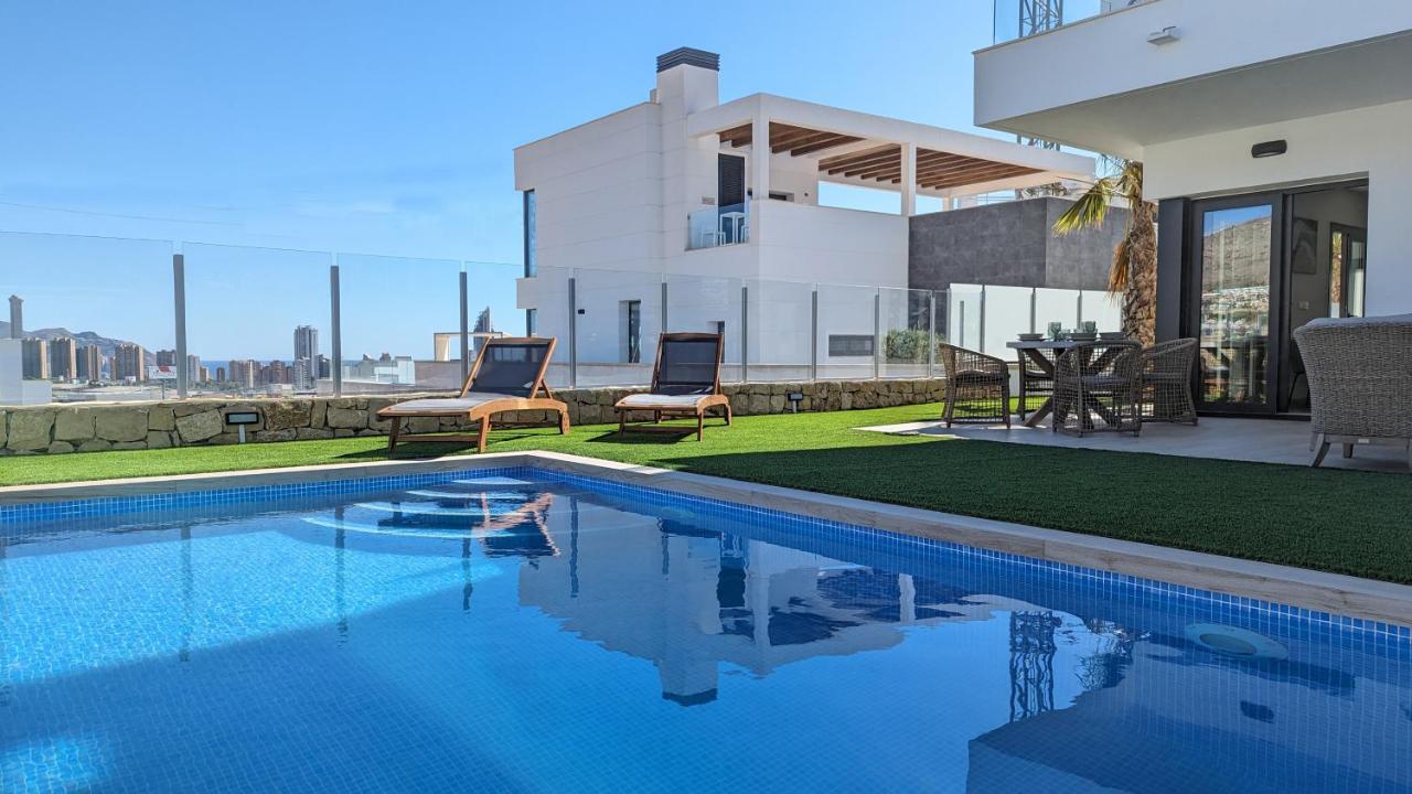 Panoramic Pool & Mountains House Daire Finestrat Dış mekan fotoğraf